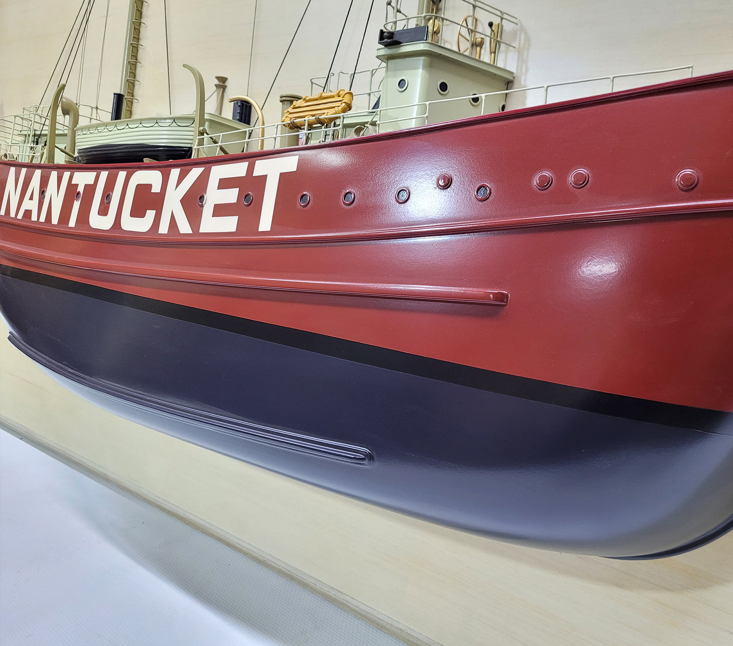 Half Model of the Lightship Nantucket - Lannan Gallery