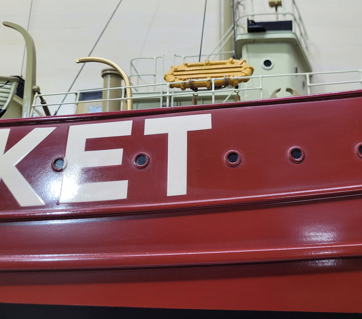 Half Model of the Lightship Nantucket - Lannan Gallery