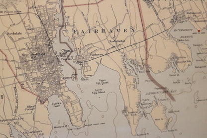 Copy of Walkers Map of Bristol County, Massachusetts - Lannan Gallery