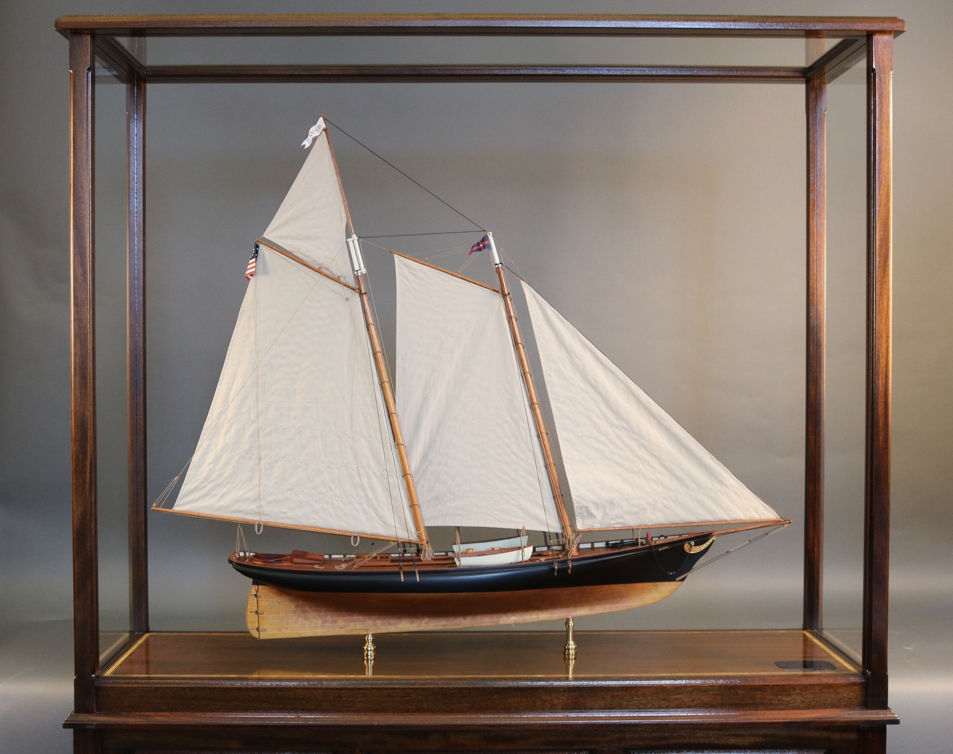 Model of the Schooner Yacht "America", 4-Foot - Lannan Gallery