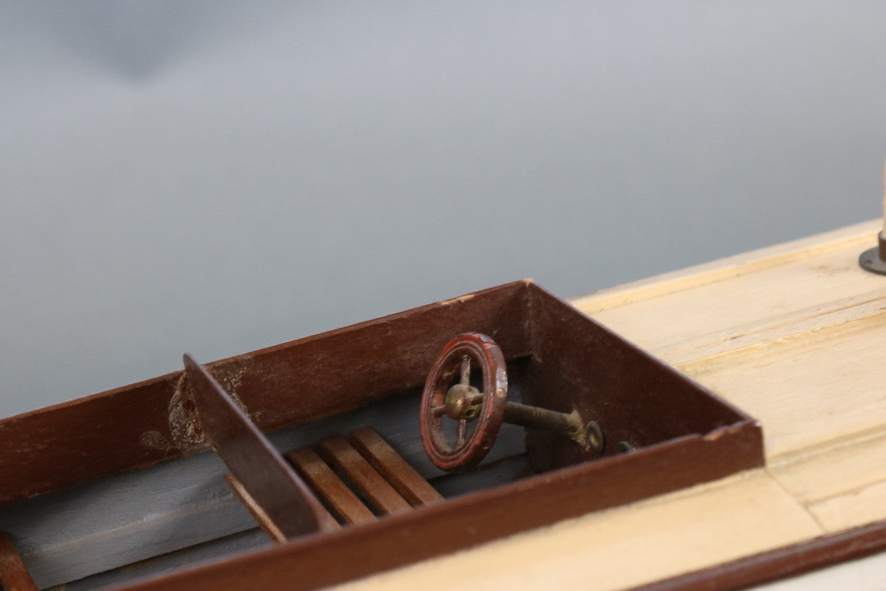 Gray Marine Builder's Model in Brass Case - Lannan Gallery