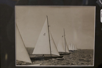 Original Press Photo of A Class Yachts in Race, c. 1935 - Lannan Gallery