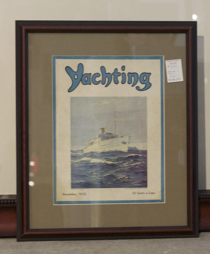 Authentic Cover from Yacthing Magazine, Dec. 1932 - Lannan Gallery