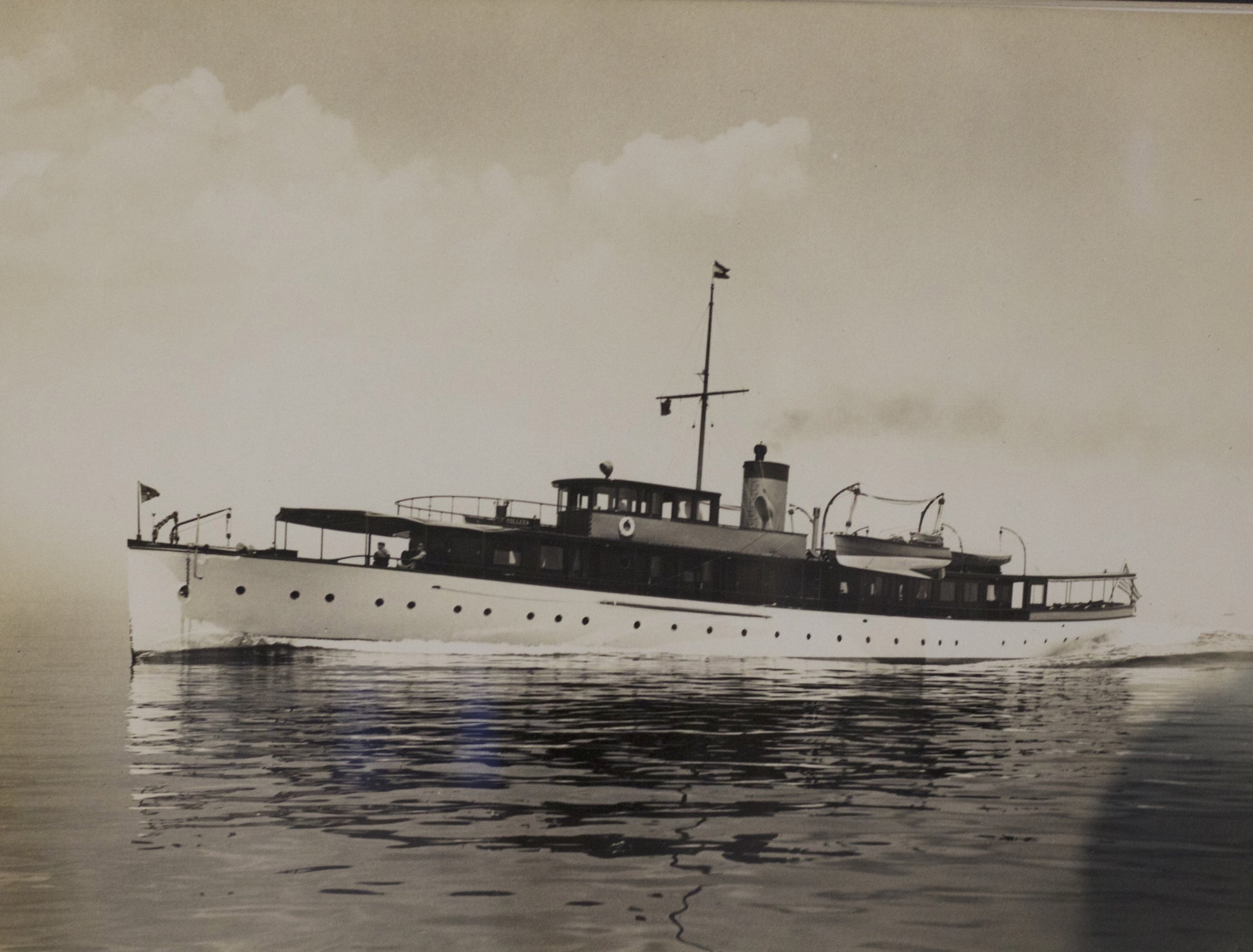 Original Rosenfeld Photo of New York Yacht Club Flag - Lannan Gallery