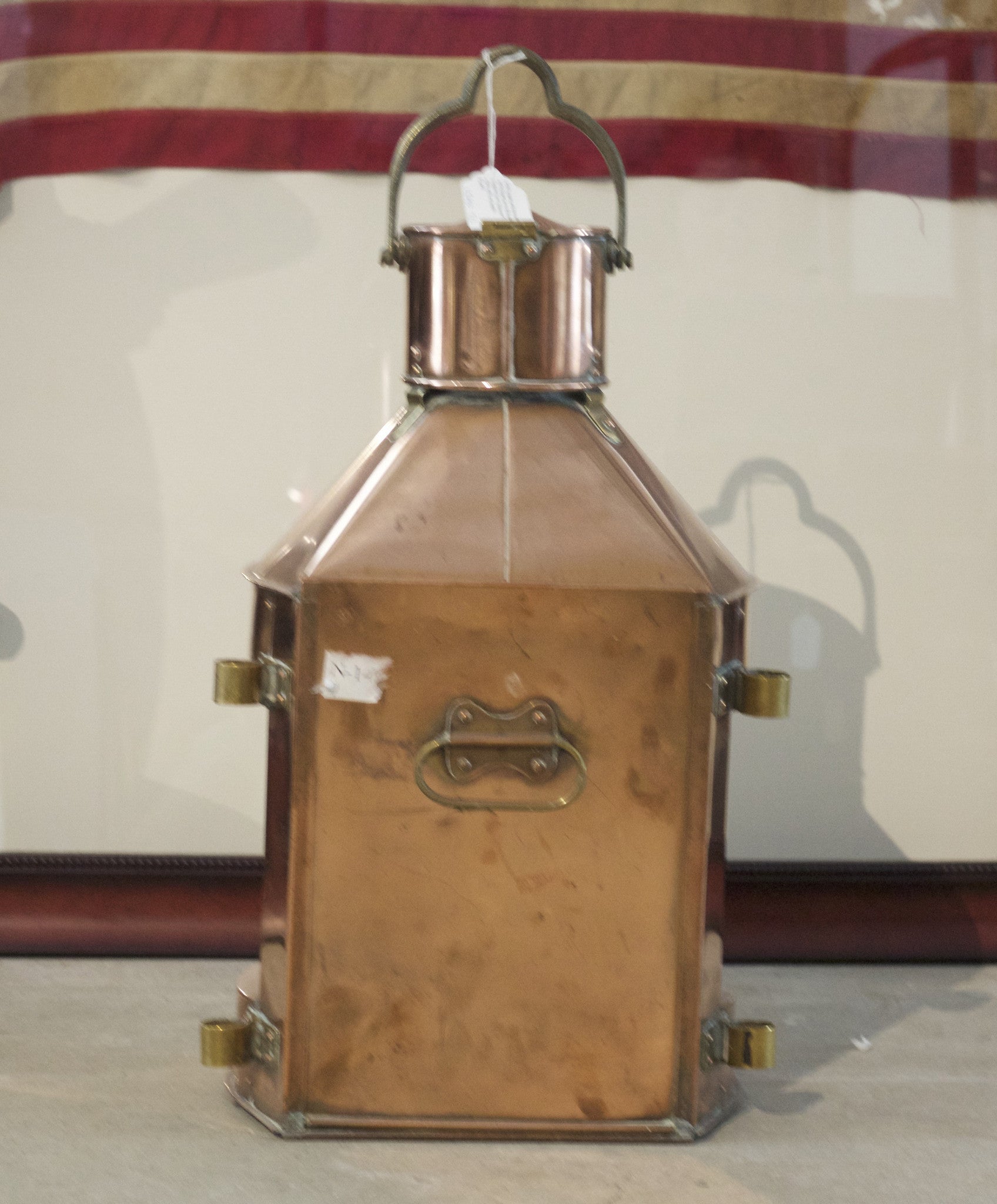 Solid Copper & Brass Masthead Lantern - Lannan Gallery