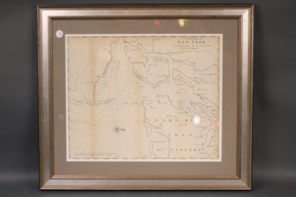 Original Map | A Draught of New York | c.1855 - Lannan Gallery