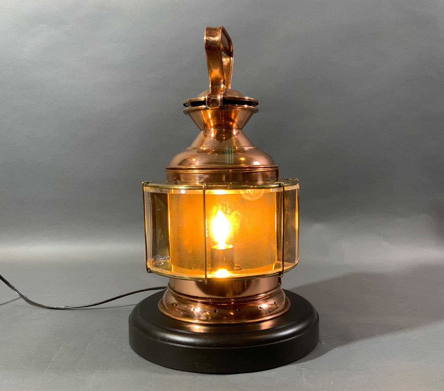 Copper & Brass Light - Lannan Gallery