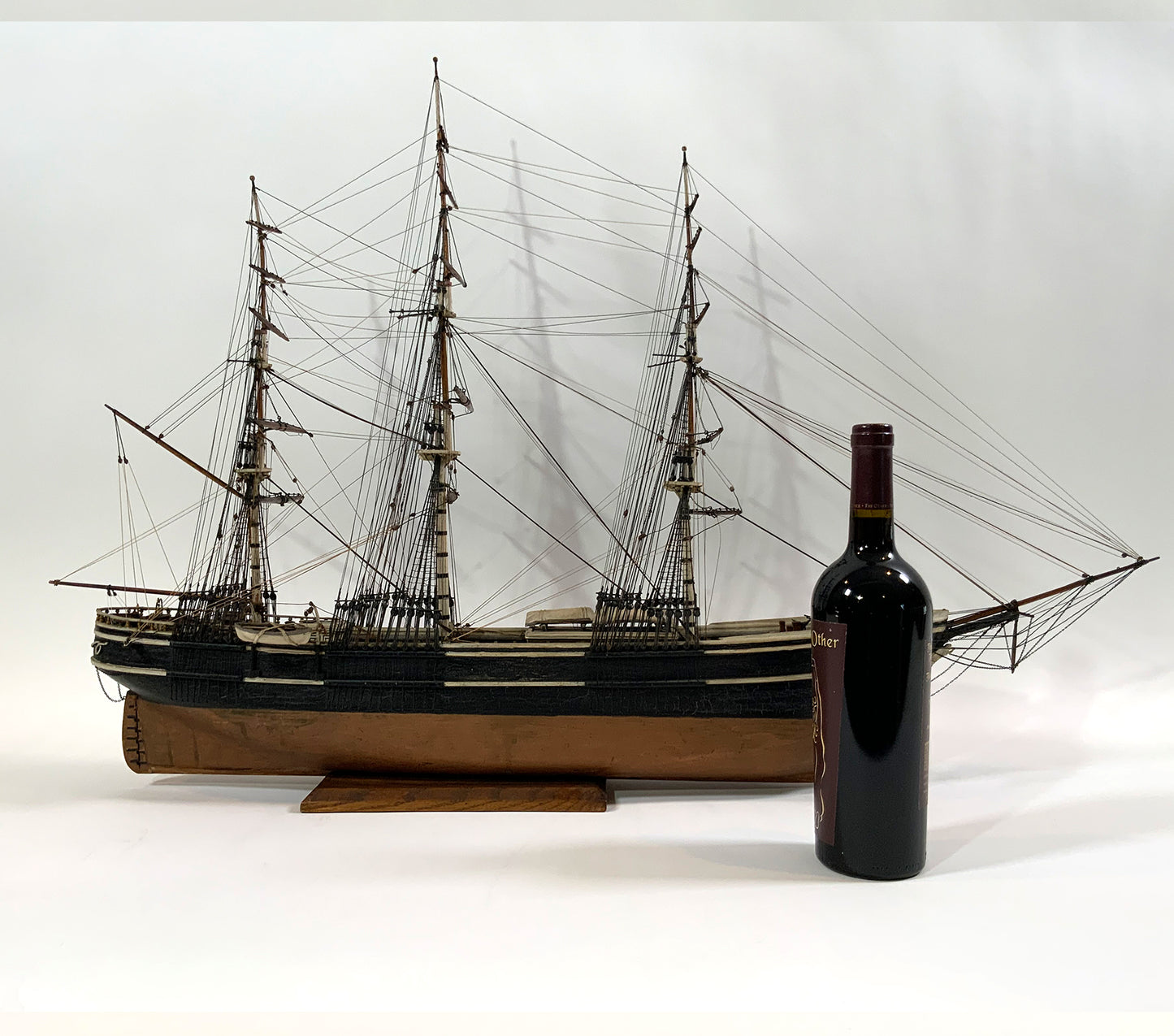 Scale Model of the Clipper Ship Flying Cloud - Lannan Gallery