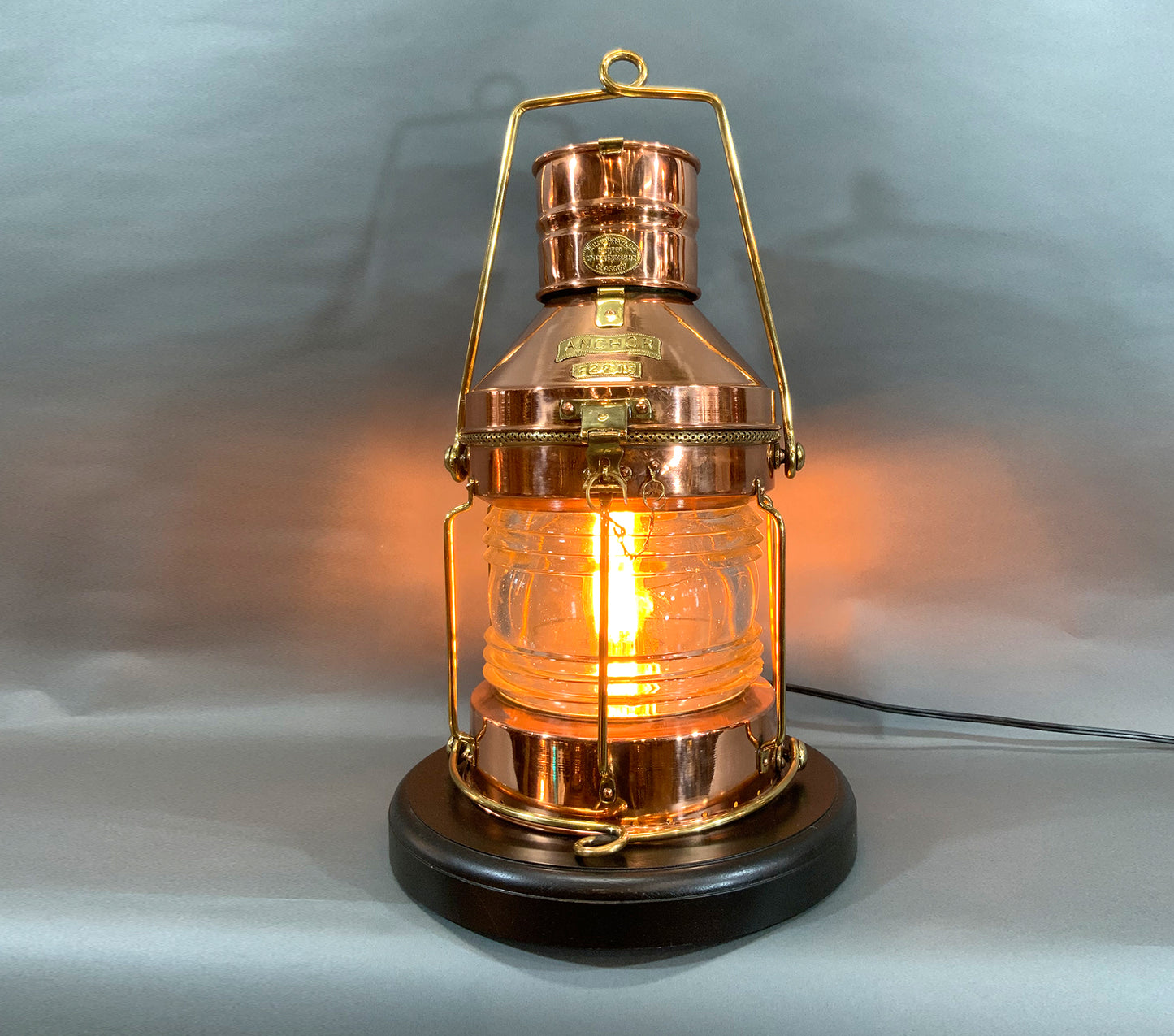 Solid Copper Ships Lantern Circa 1930 - Lannan Gallery