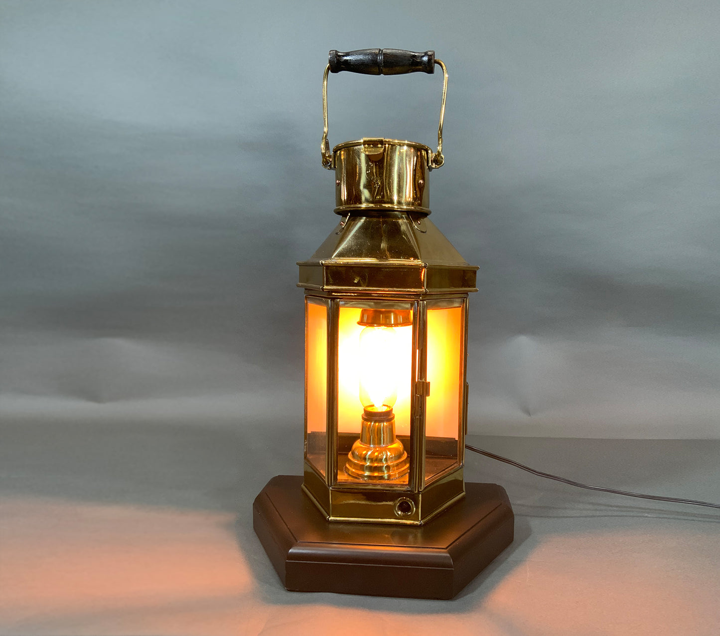 Brass Cabin Lantern - Lannan Gallery