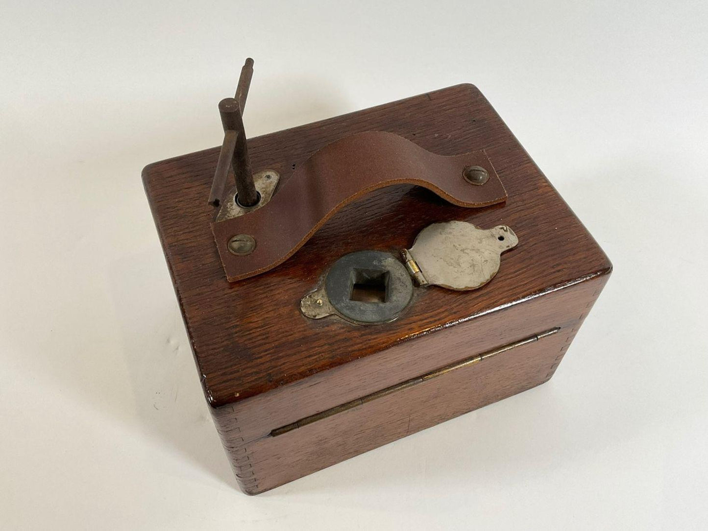 Pigeon Timer By German Maker In Oak Case - Lannan Gallery