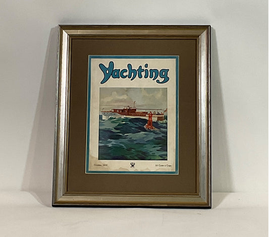 Yachting Magazine Cover in Frame - Lannan Gallery