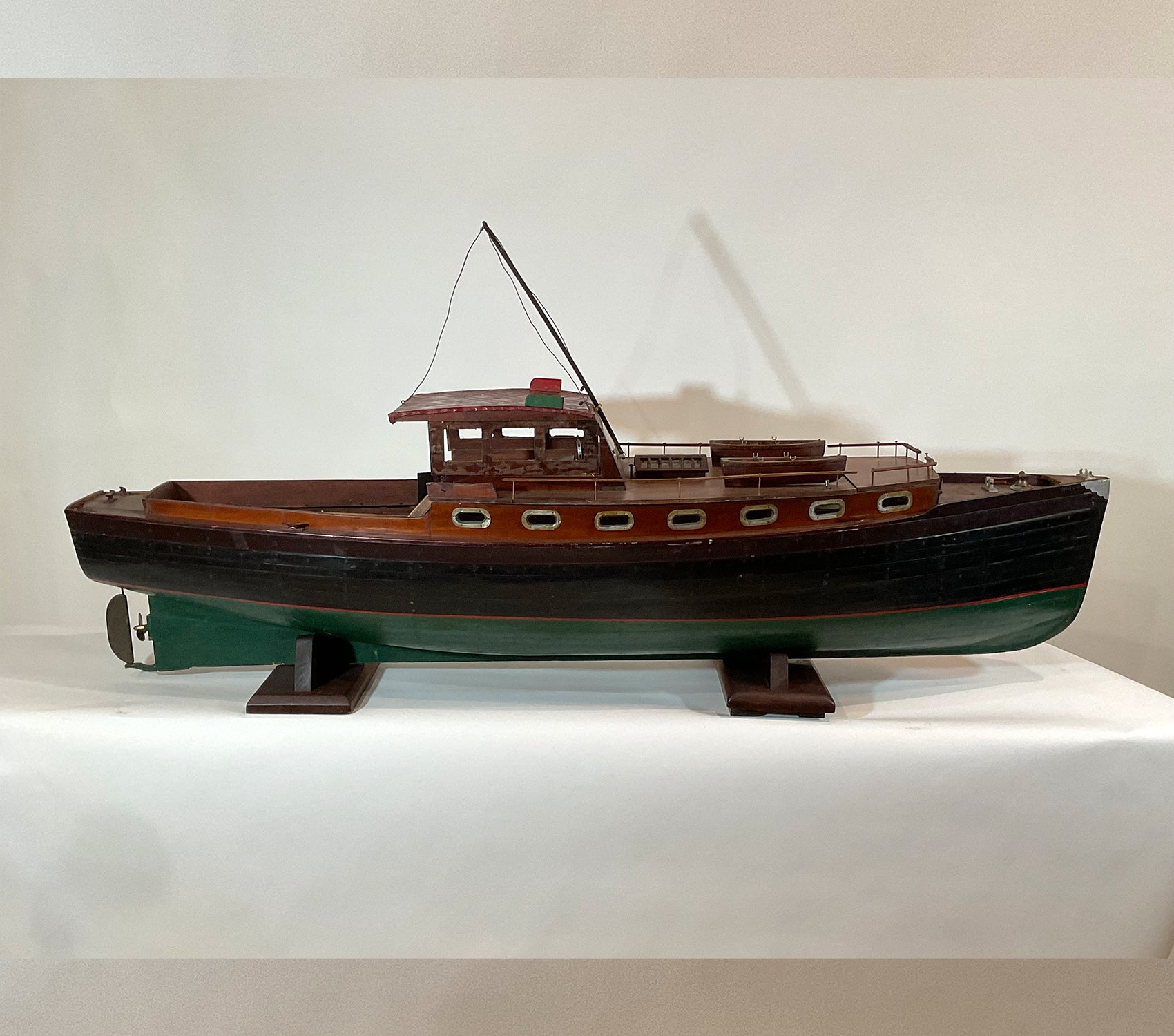 Classic Antique Yacht Model - Lannan Gallery