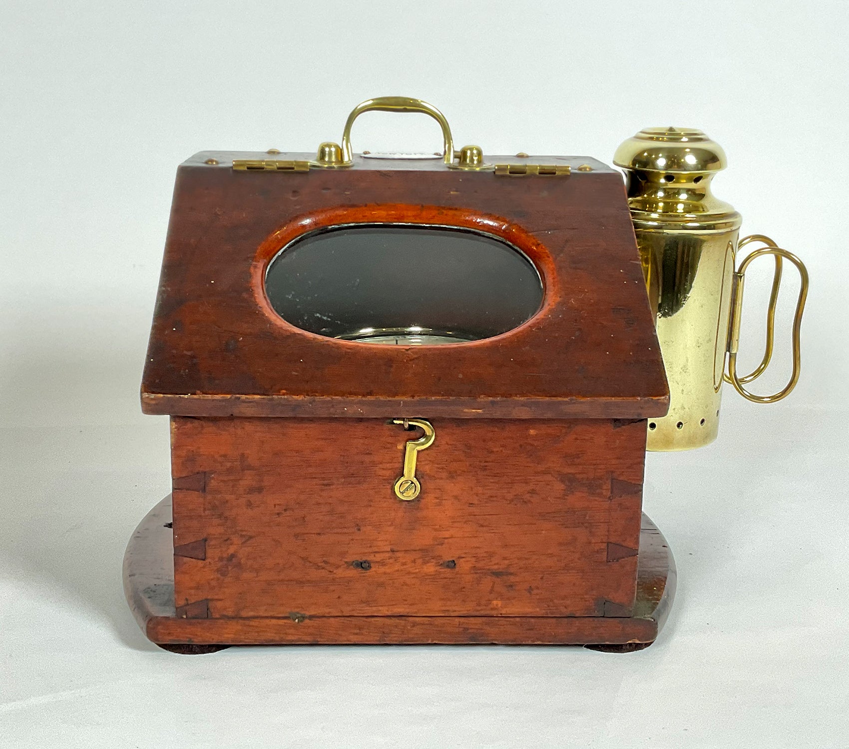 Yacht Binnacle with Gimballed Compass by Negus - Lannan Gallery