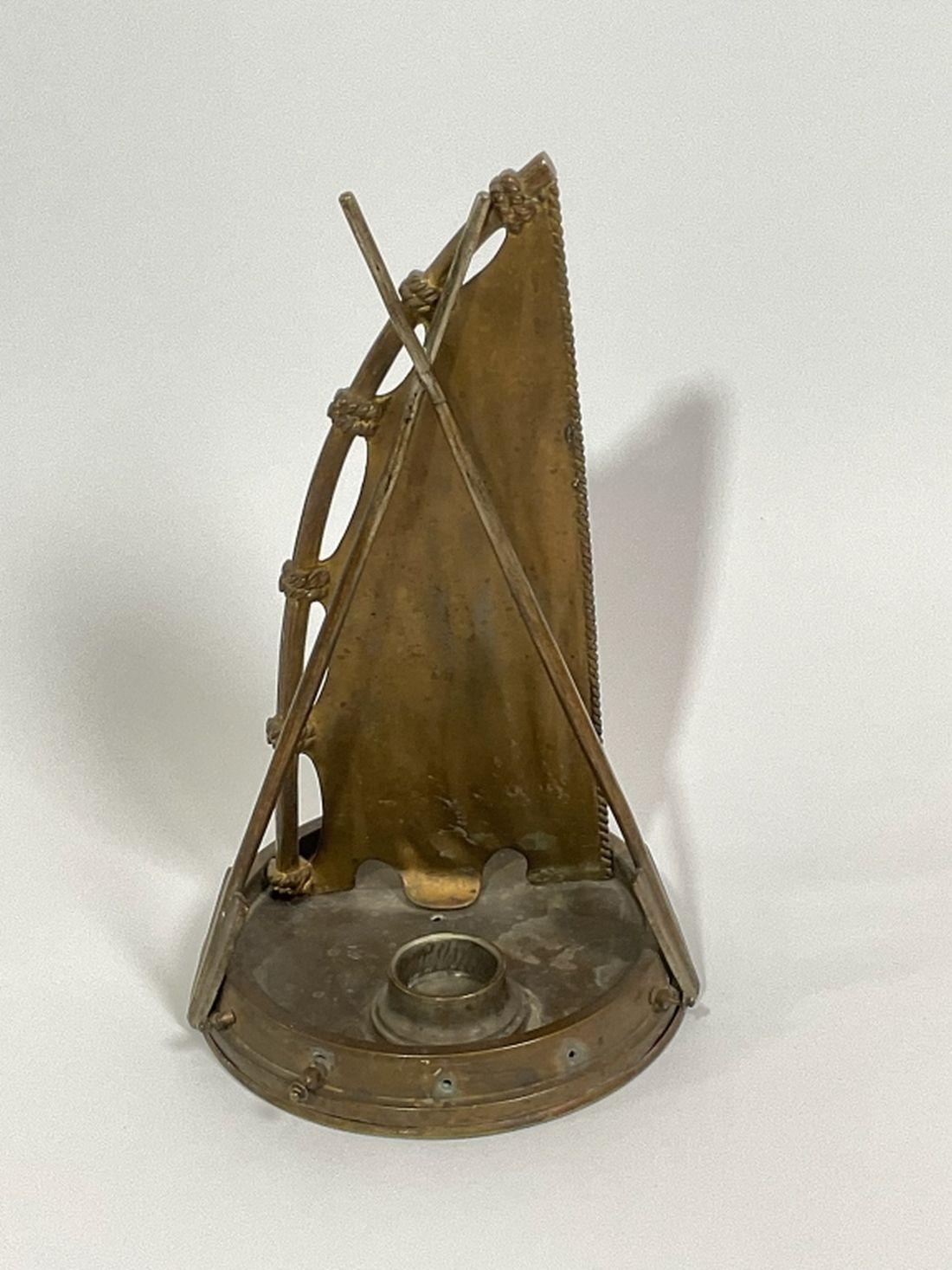 French Industrial Nautical Candle Holder - Lannan Gallery
