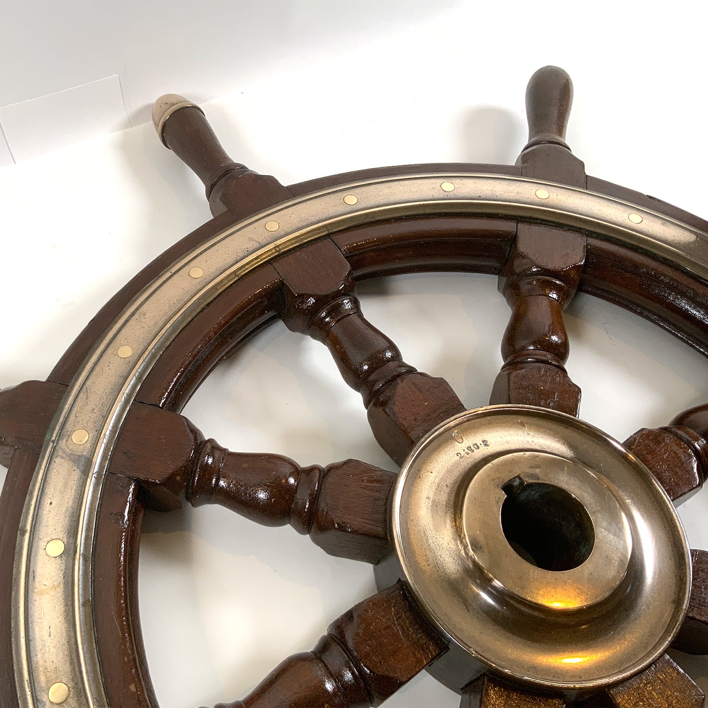 Antique Eight Spoke Ships Wheel - Lannan Gallery