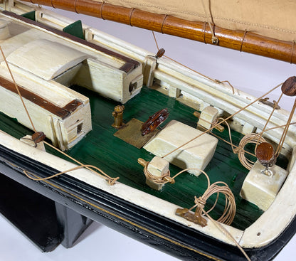 Antique Schooner Ship Model Of Mayflower - Lannan Gallery