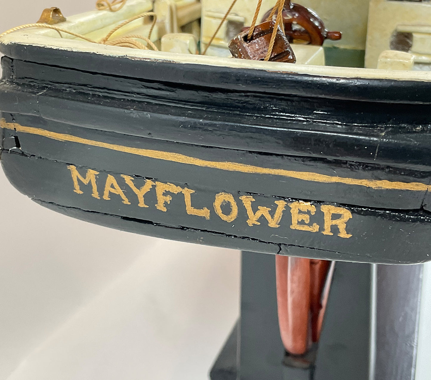 Antique Schooner Ship Model Of Mayflower - Lannan Gallery