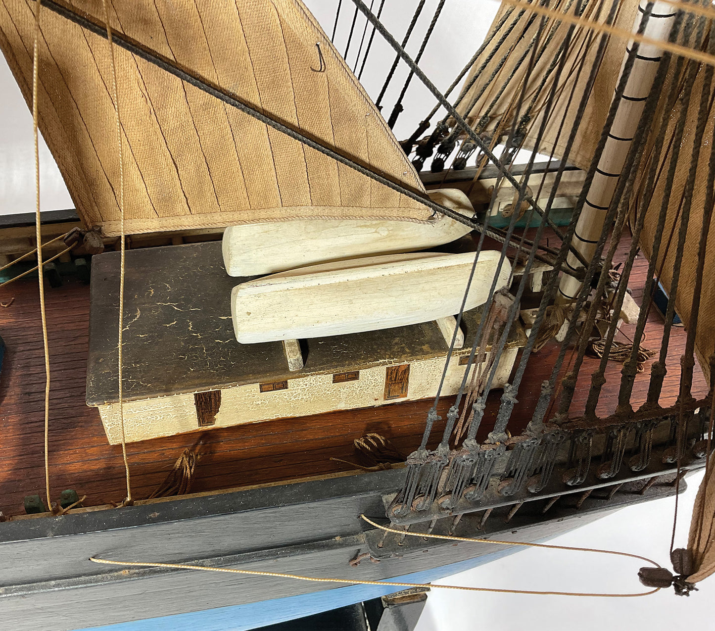 Antique Ship Model "Flying Cloud" - Lannan Gallery