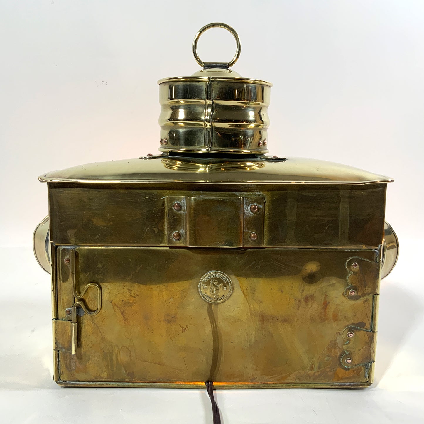 Brass Bow Lantern By British Maker Seahorse - Lannan Gallery