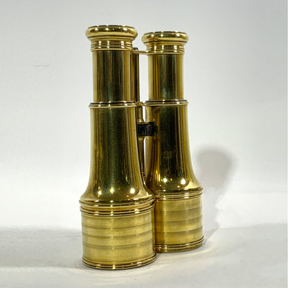 Brass US Navy Officer's Binoculars Circa 1910 - Lannan Gallery