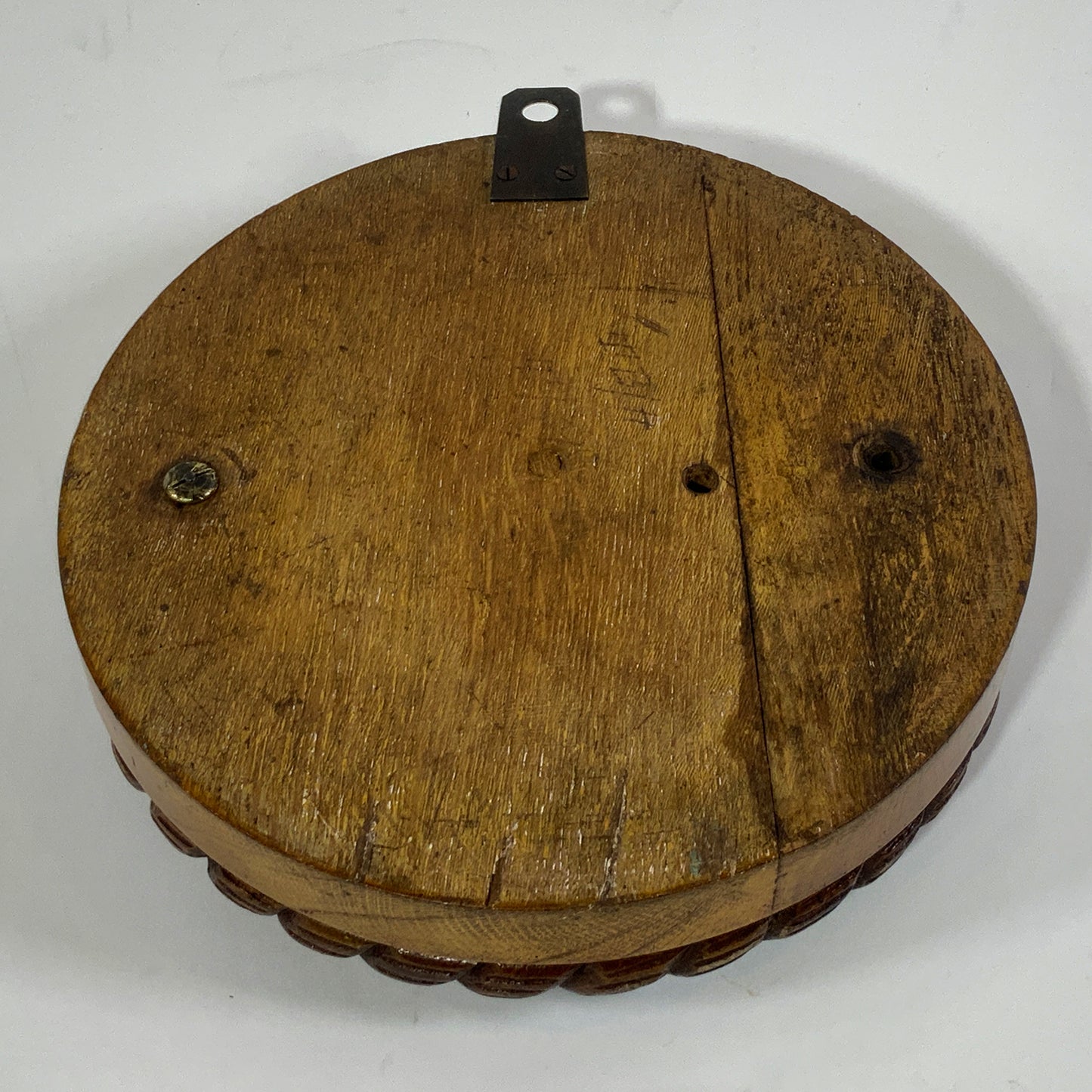 English Marine Barometer With Rope Carved Case - Lannan Gallery