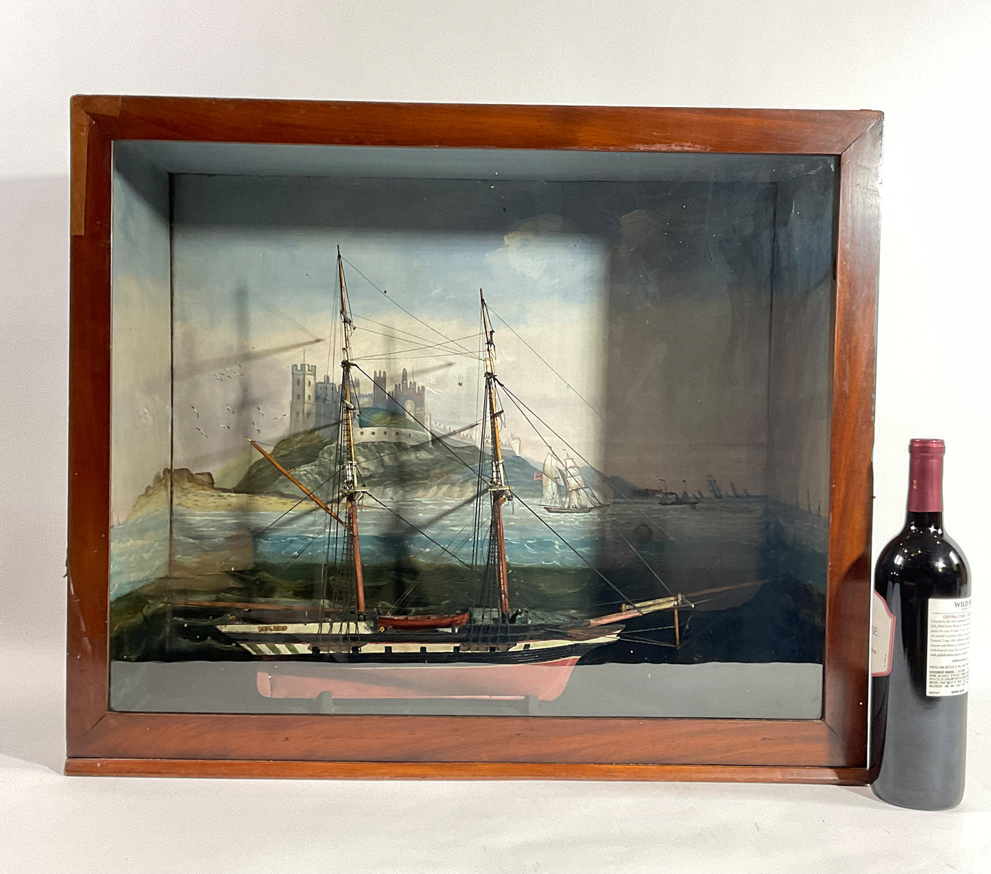 European Sailing Ship Diorama - Lannan Gallery