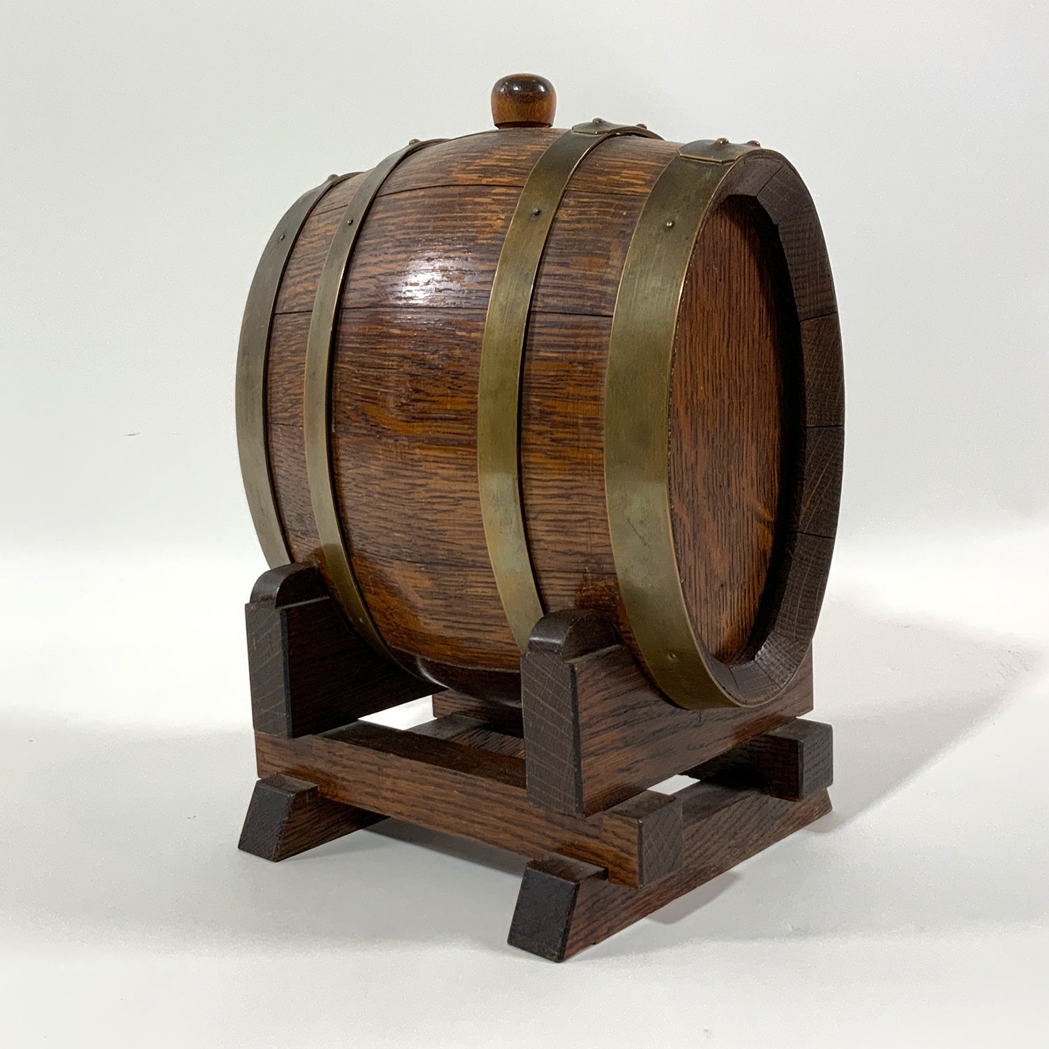 French Oak Cask On Stand For A. Giurlani + Bros. - Lannan Gallery