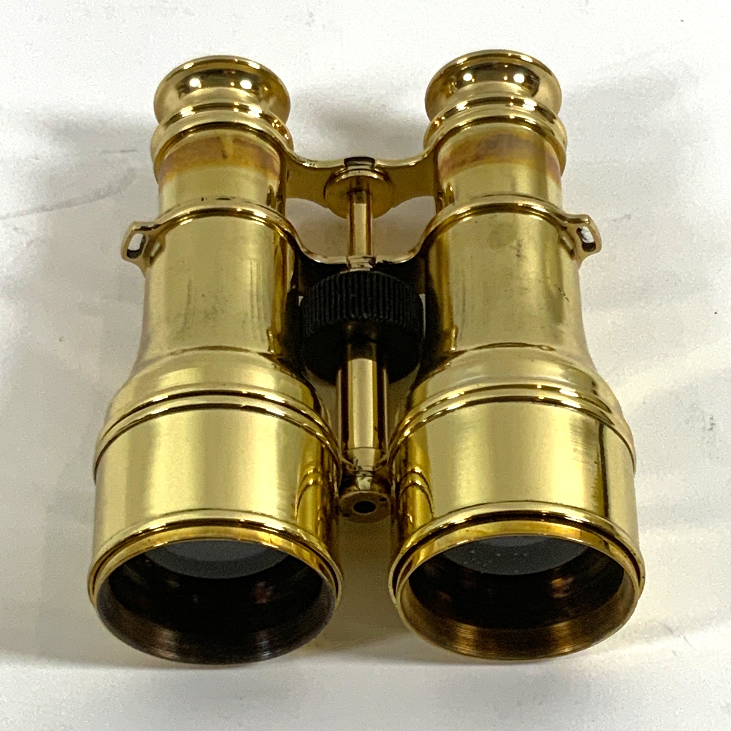 Heavy Pair of Highly Polished Library Binoculars - Lannan Gallery