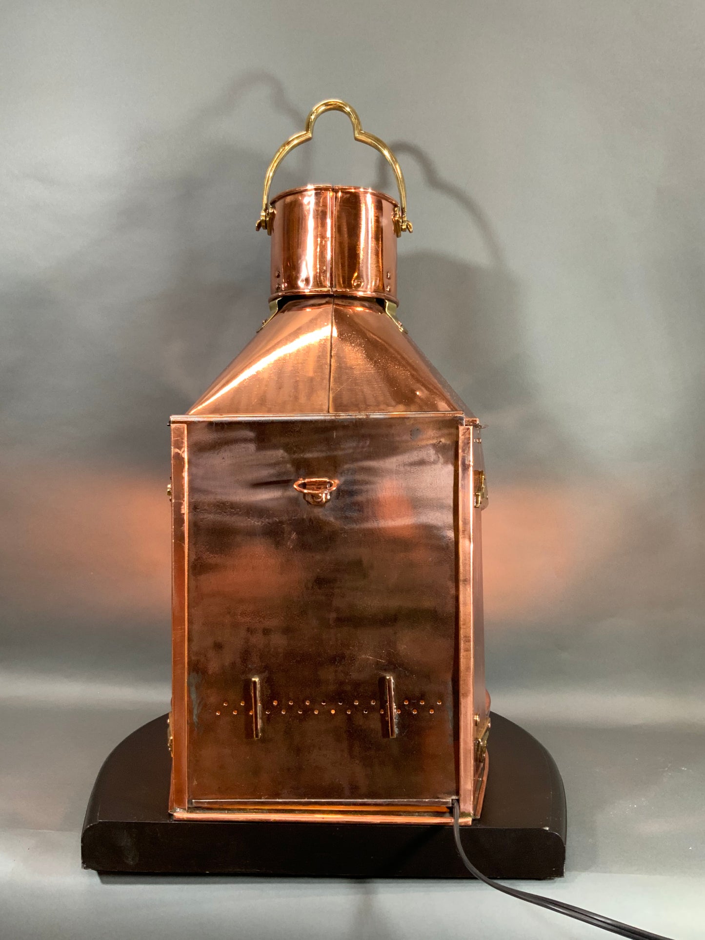 Copper Ship's Masthead Lantern by Meteorite "A11680" - Lannan Gallery