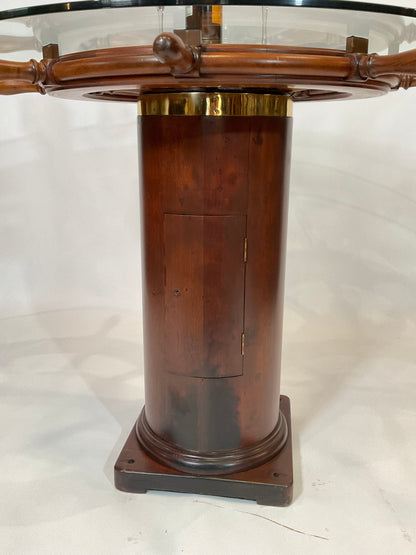 Ships Wheel Pub Table Circa 1940 - Lannan Gallery