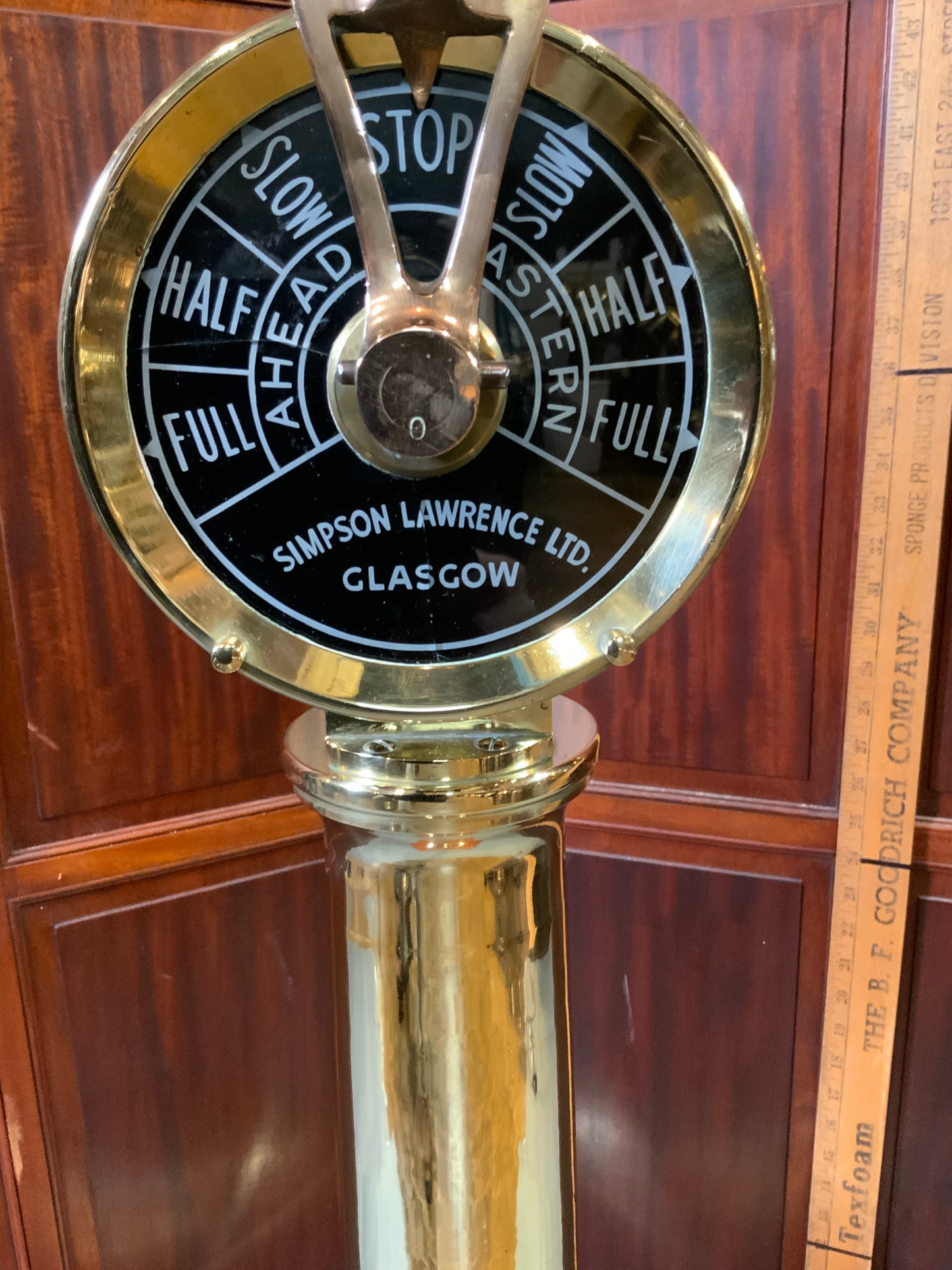 Simpson Lawrence Brass Engine Order Telegraph - Lannan Gallery