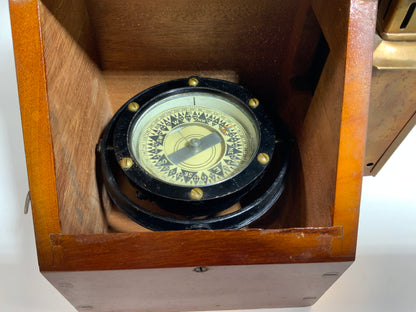 Rare Yacht Binnacle With Compass - Lannan Gallery
