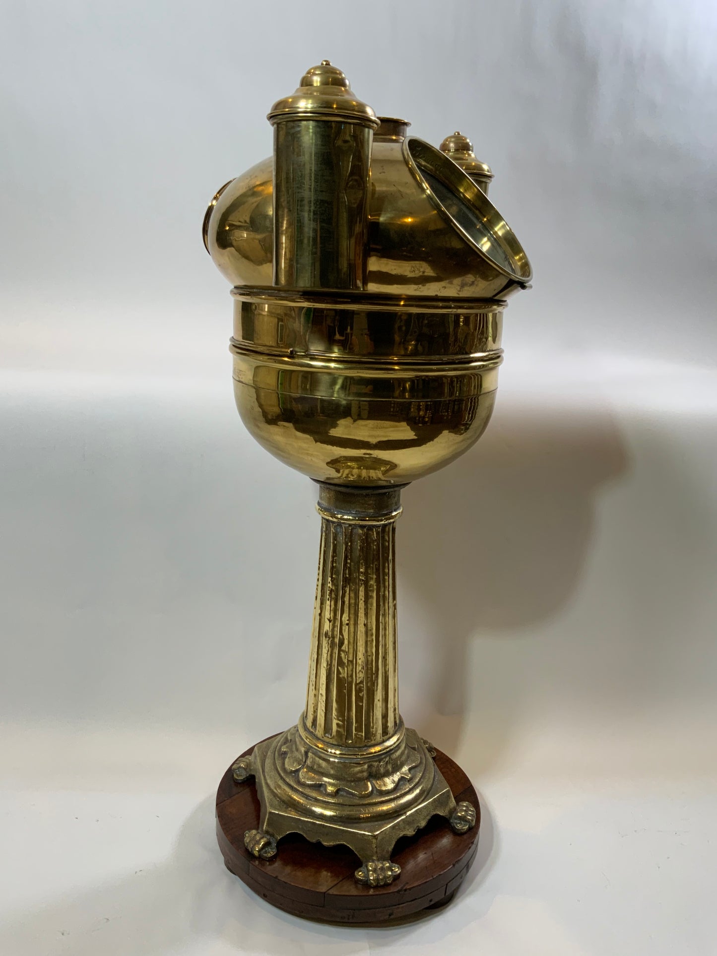 Yacht Binnacle from Italy Circa 1880 with Dry Card Compass - Lannan Gallery