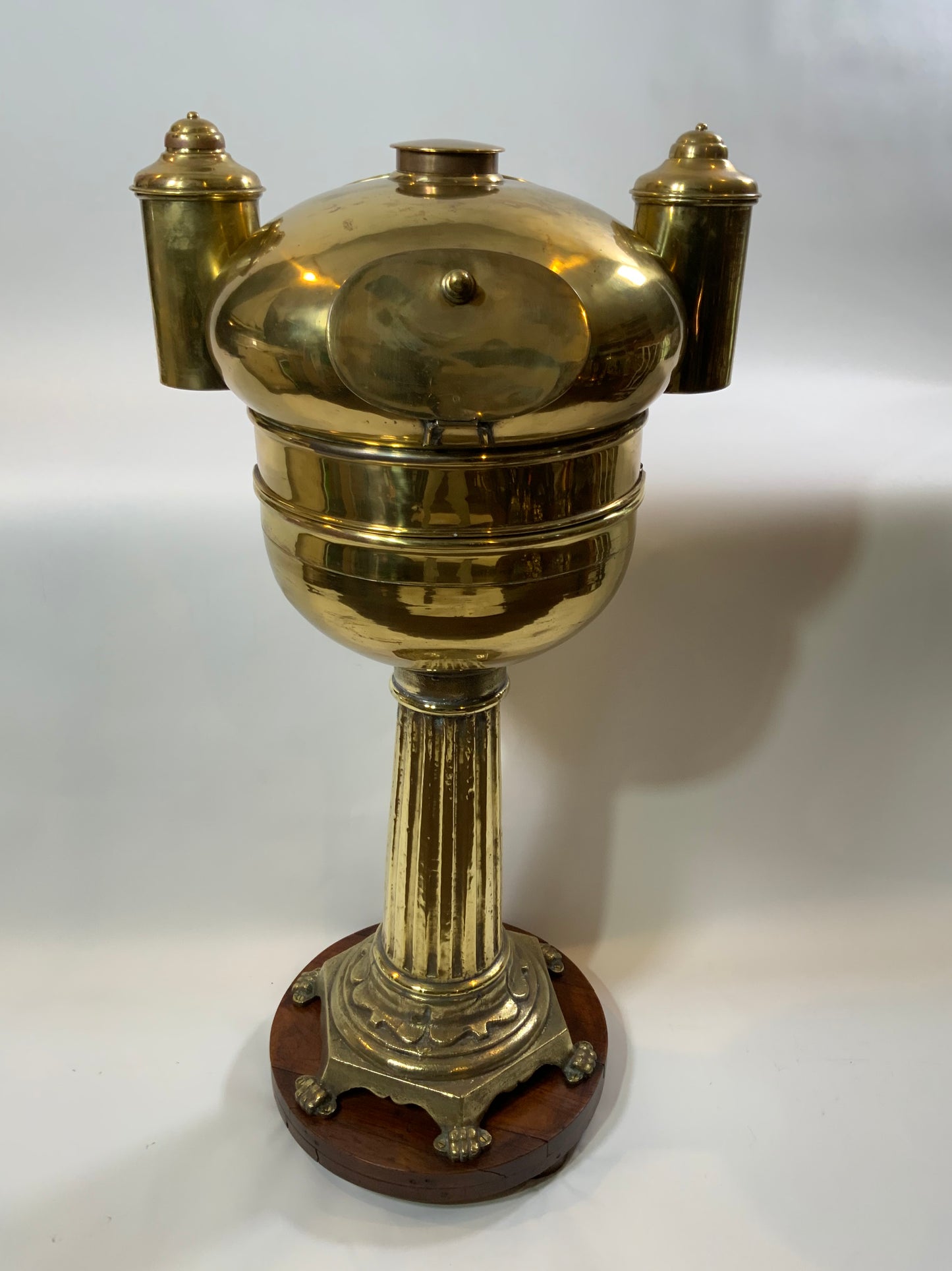 Yacht Binnacle from Italy Circa 1880 with Dry Card Compass - Lannan Gallery
