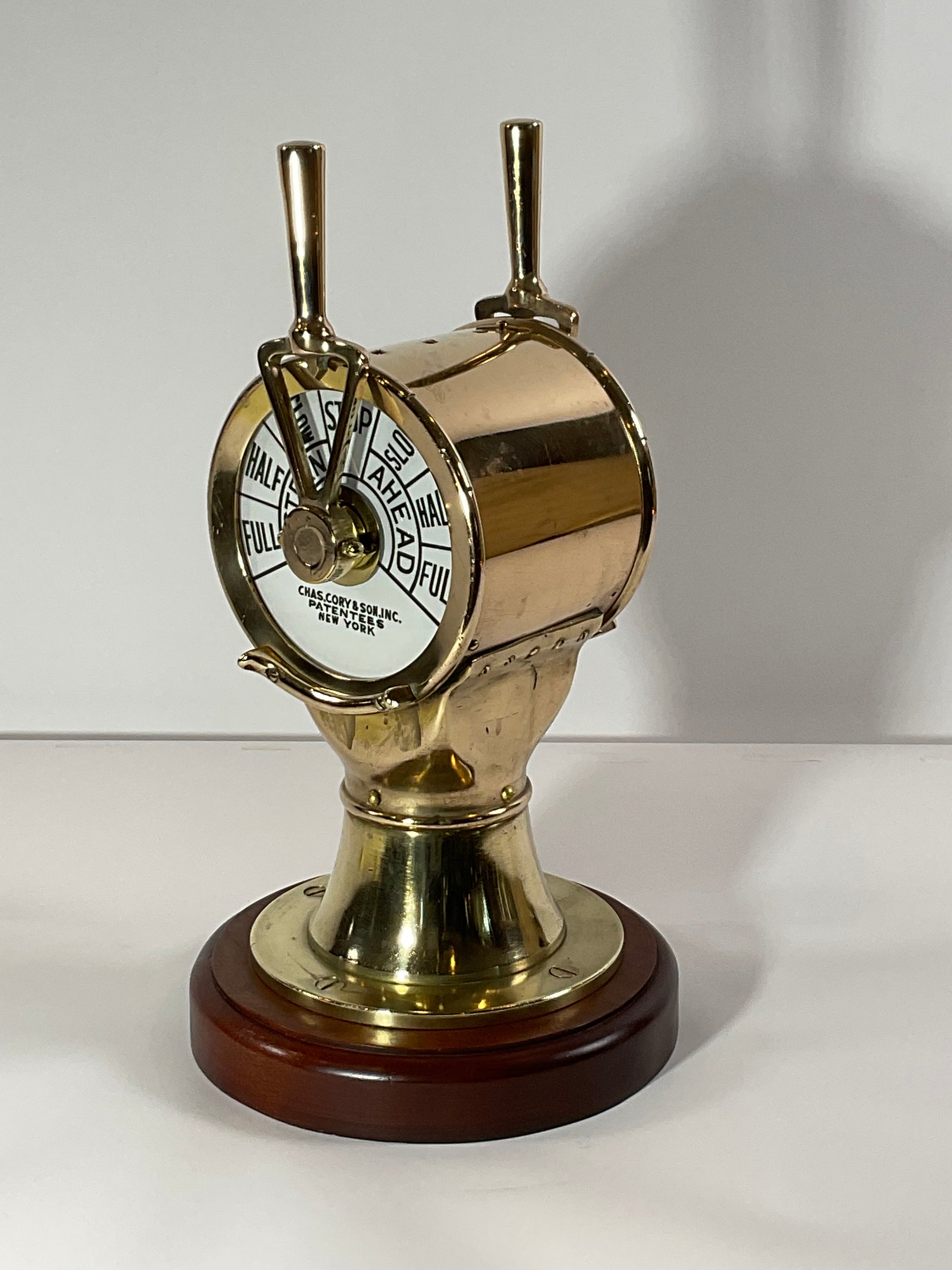Solid Brass Ships Engine Telegraph - Lannan Gallery