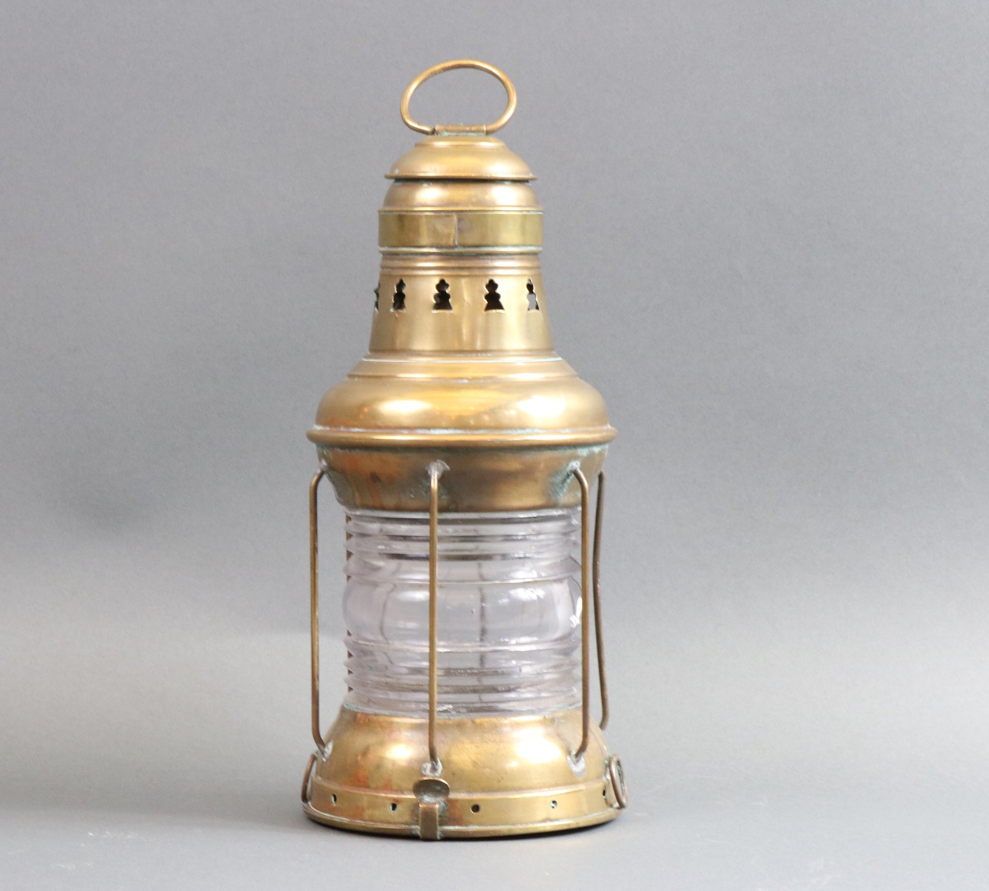 Solid Brass Perko Anchor Lantern - Lannan Gallery