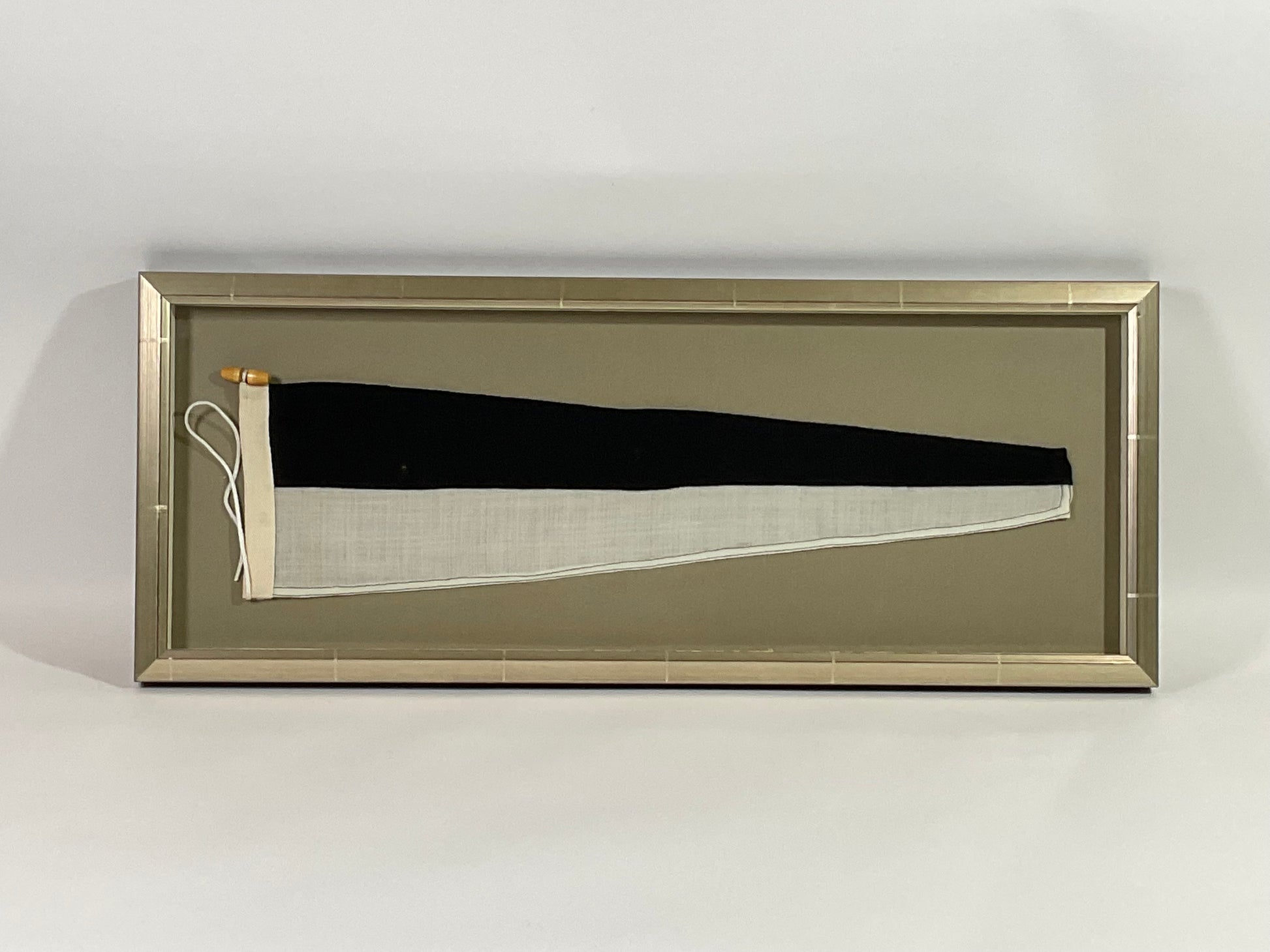 Vintage Nautical Signal Flag in Frame - Lannan Gallery