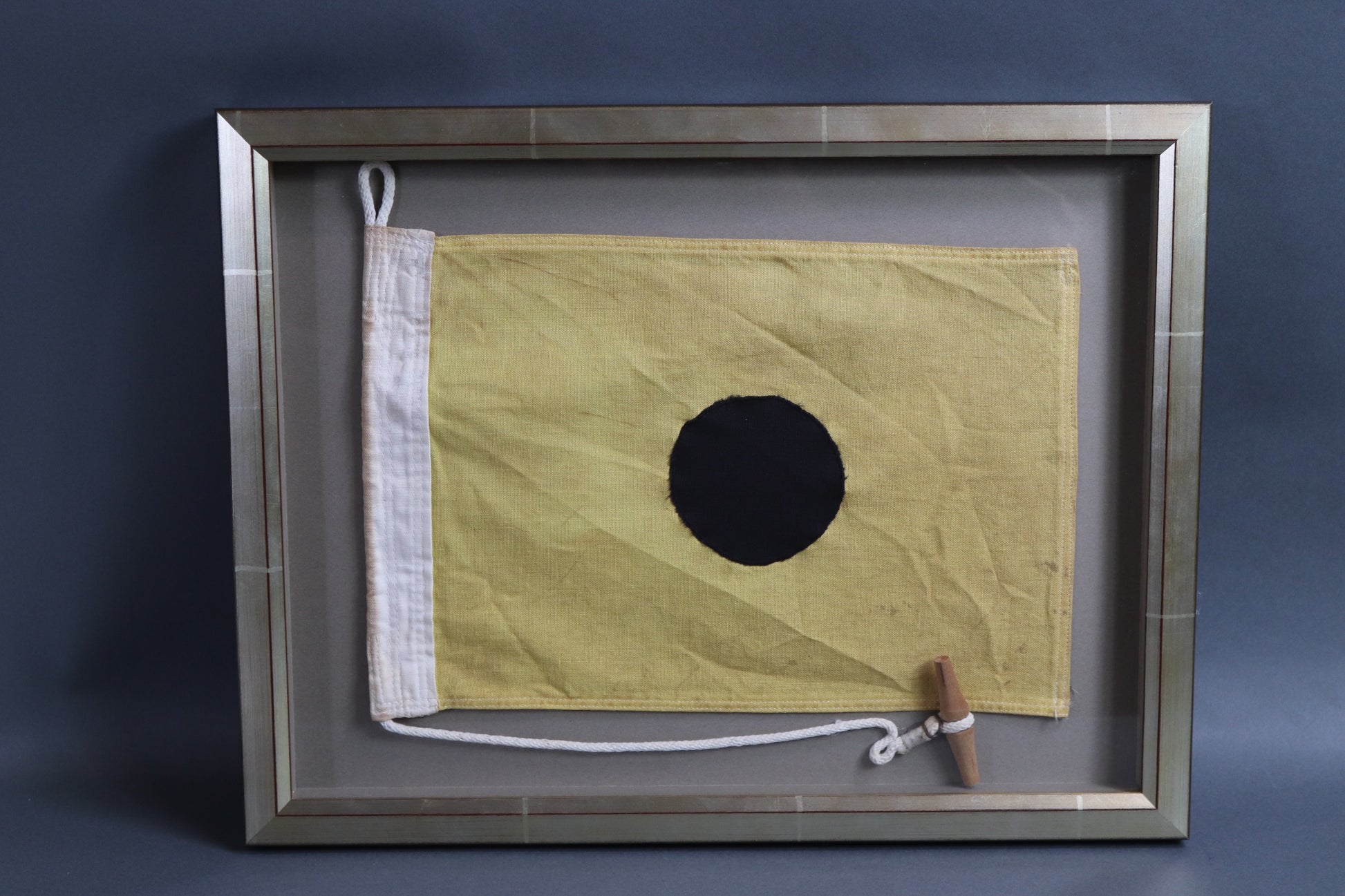 Framed Maritime Signal Flag of Letter I - Lannan Gallery