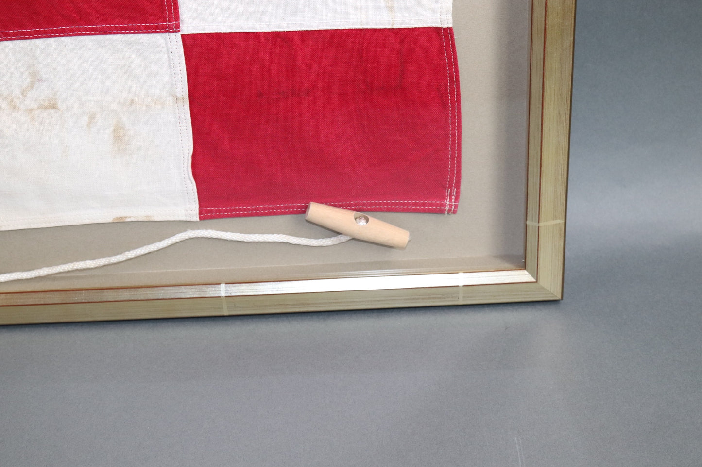 Framed Maritime Signal Flag Letter U - Lannan Gallery