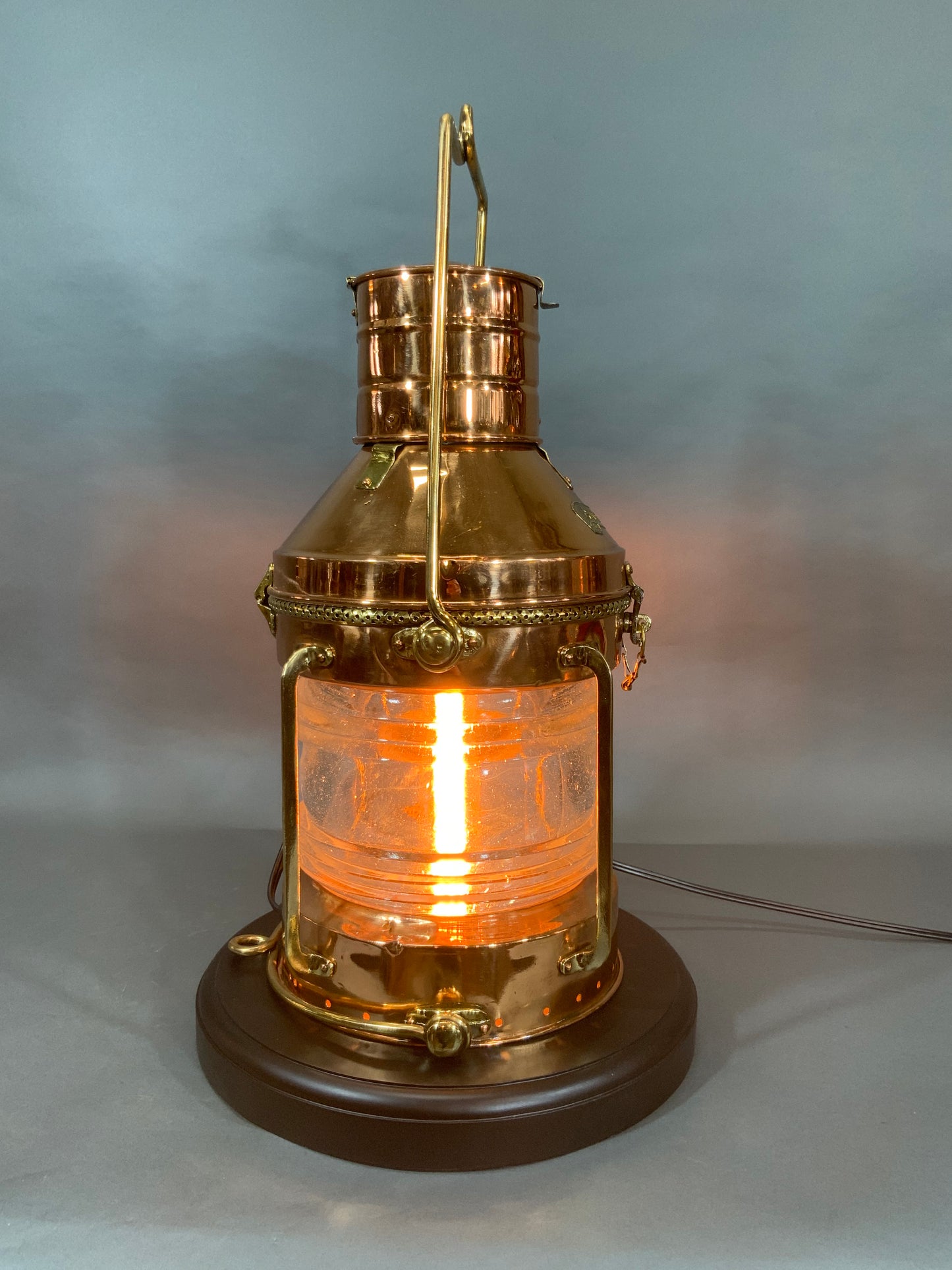 Solid Copper Ships Lantern - Lannan Gallery