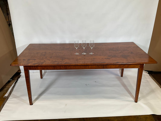 Tiger Maple Dining Table - Lannan Gallery
