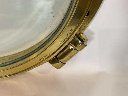 Solid Brass Ships Porthole Highly Polished with Lacquer Finish - Lannan Gallery