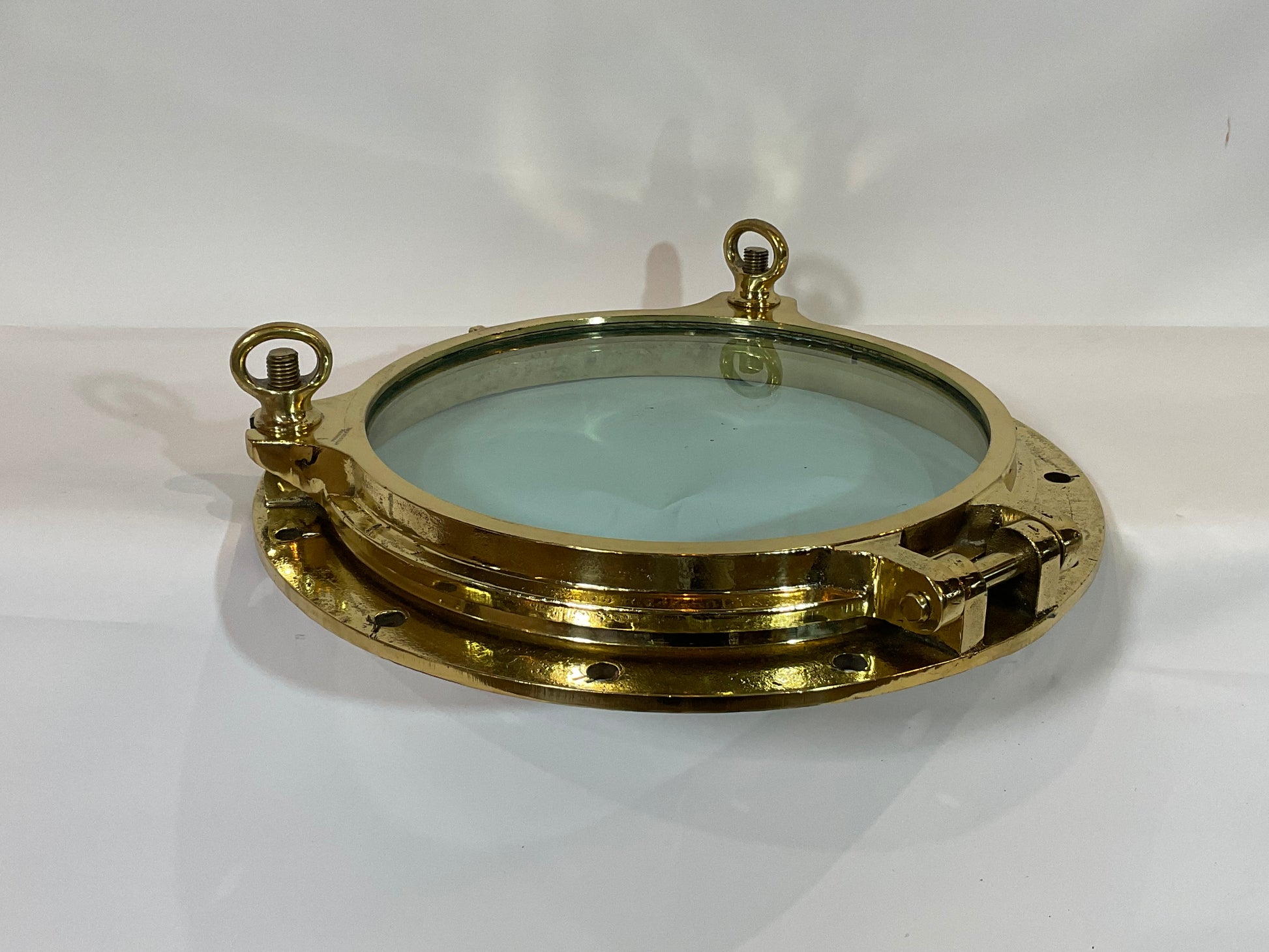 Solid Brass Highly Polished Ships Porthole - Lannan Gallery