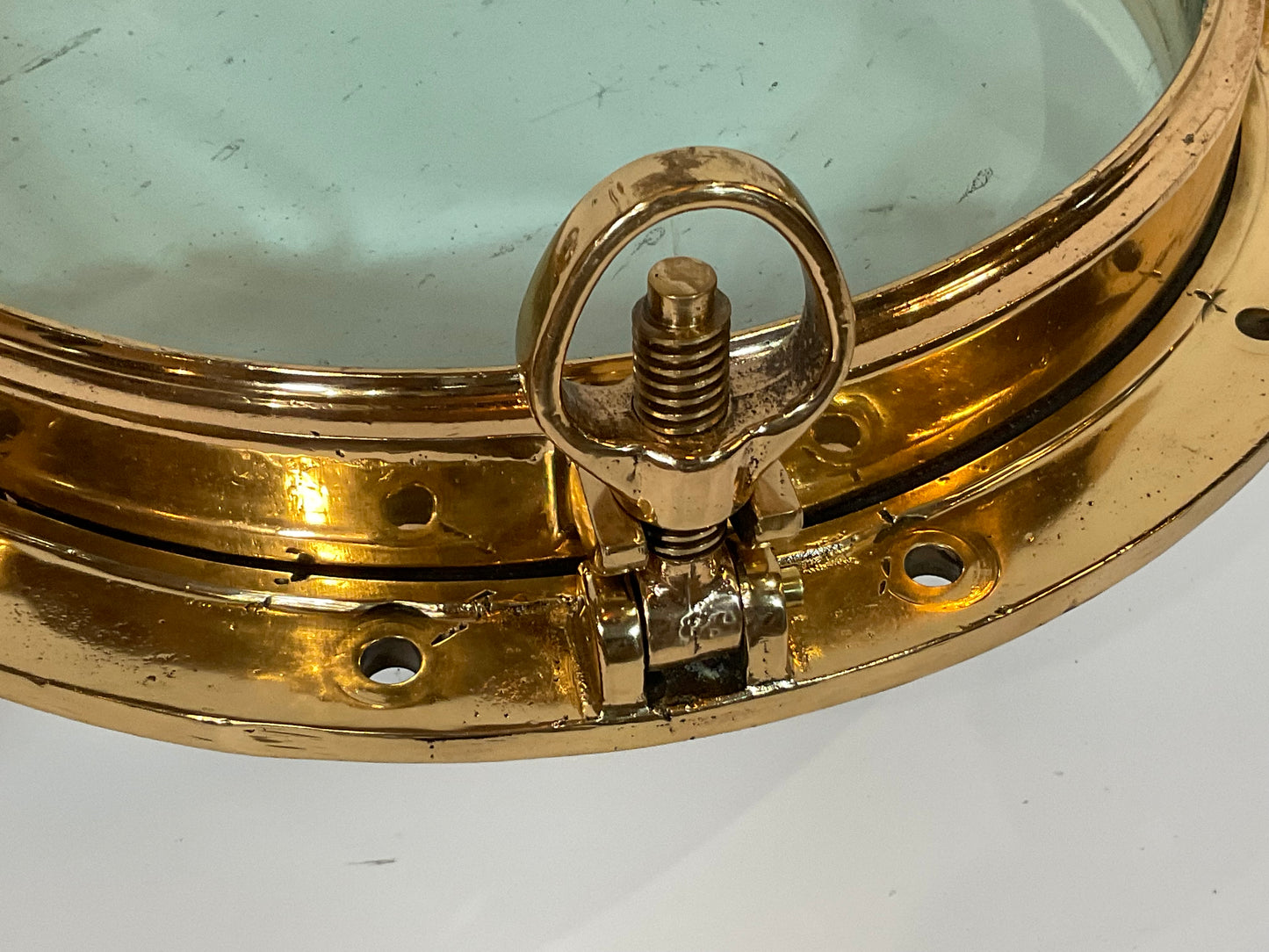 Solid Brass Ships Porthole - Lannan Gallery