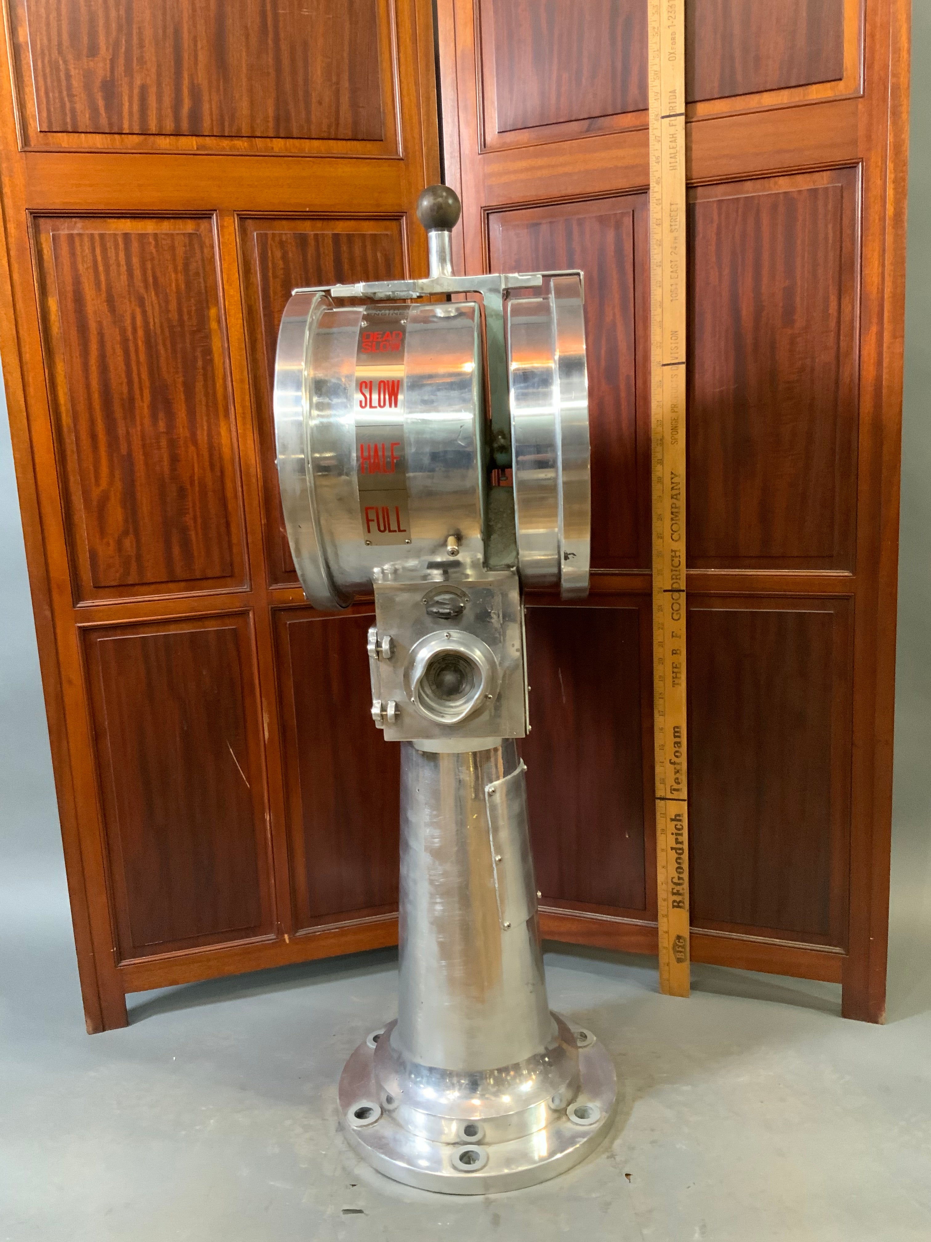 Aluminum Ships Engine Order Telegraph – Lannan Gallery