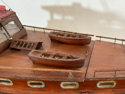 Classic Antique Yacht Model - Lannan Gallery