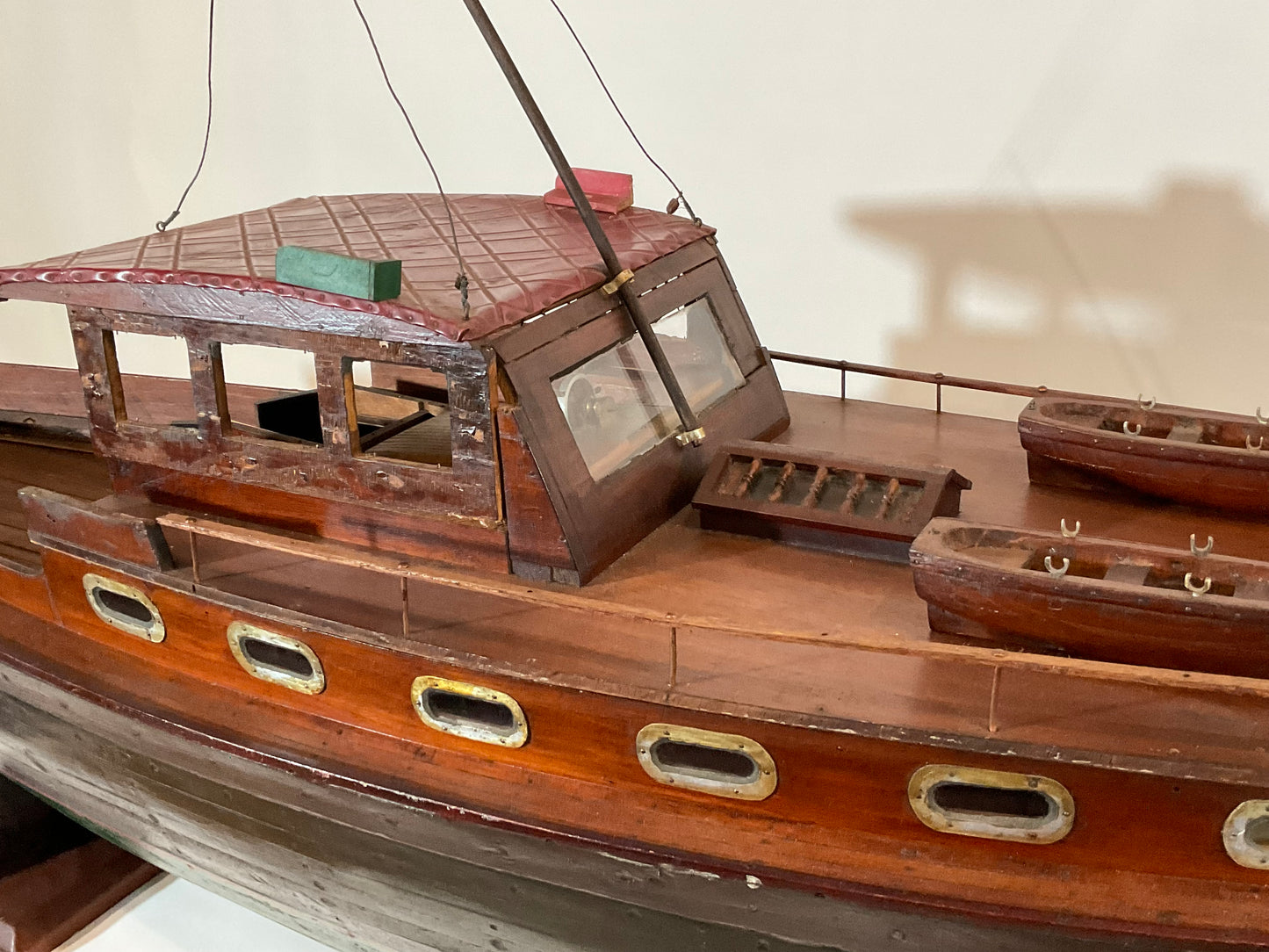 Classic Antique Yacht Model - Lannan Gallery