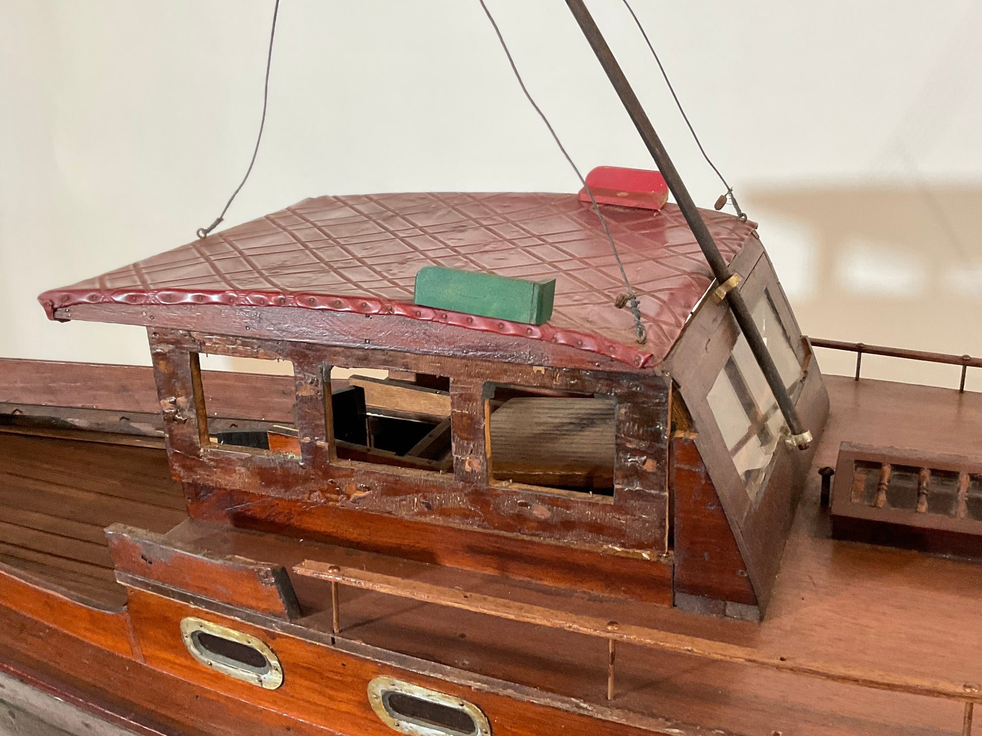 Classic Antique Yacht Model - Lannan Gallery