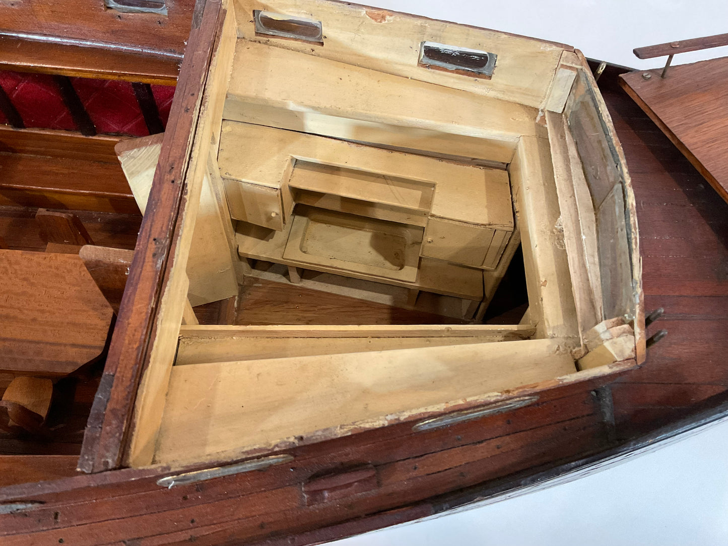 Classic Antique Yacht Model - Lannan Gallery